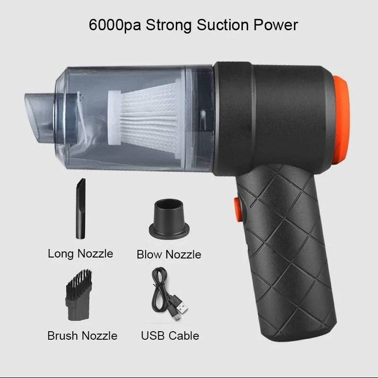 مینی جارو شارژی دستی برای ماشین و خانه Vacuum Cleaner