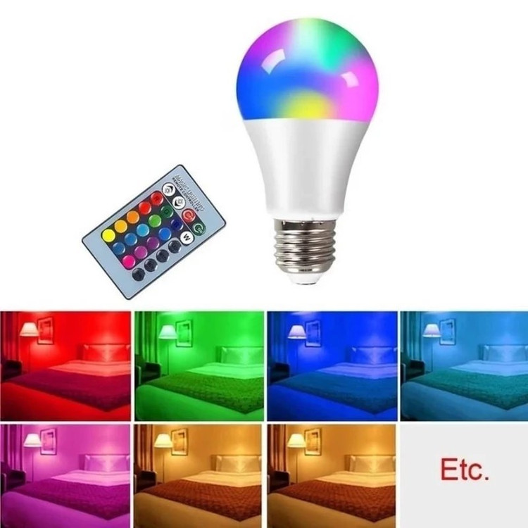 چراغ LED هوشمند کنترل دار مدل RGBW BULB- باکنترل اصلی
