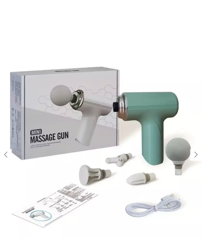 ماساژور تفنگی MINI MASSAGE GUN دارای چهار سری مدل mg-203