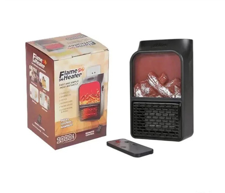هیتر برقی پریزی شومینه ای 1000 وات flam heater