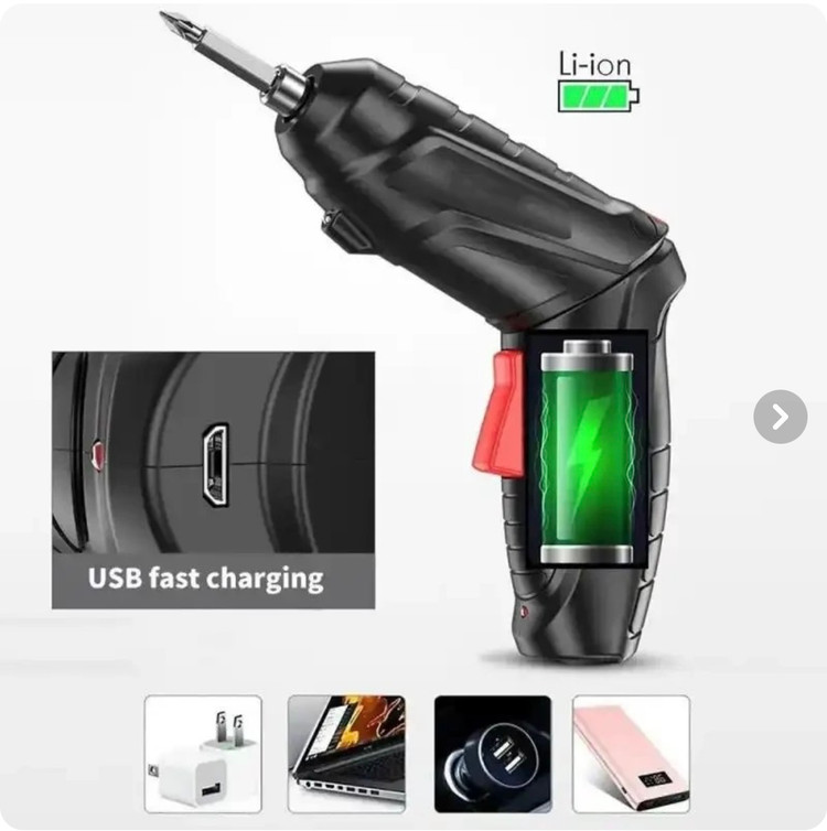 ست پیچ گوشتی و دریل شارژی ۴۷ تیکه