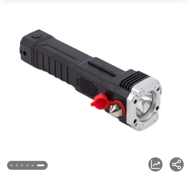 چراغ قوه اضطراری شارژی چند کاره مدل LED 3W TORCH