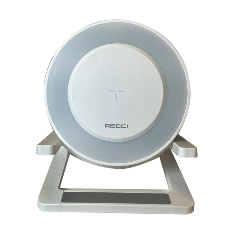 شارژر بی سیم recci اسپیکر و لایت نوری مدل rsk-w28
