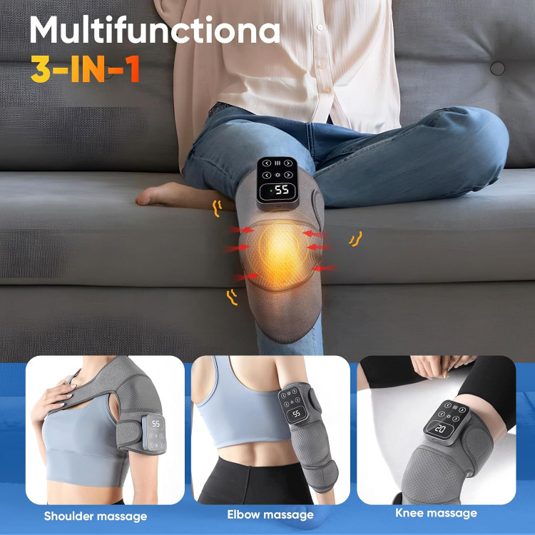 ماساژور زانو 3 کاره (پک اصل)FEVER MASSAGE KNEE PADS