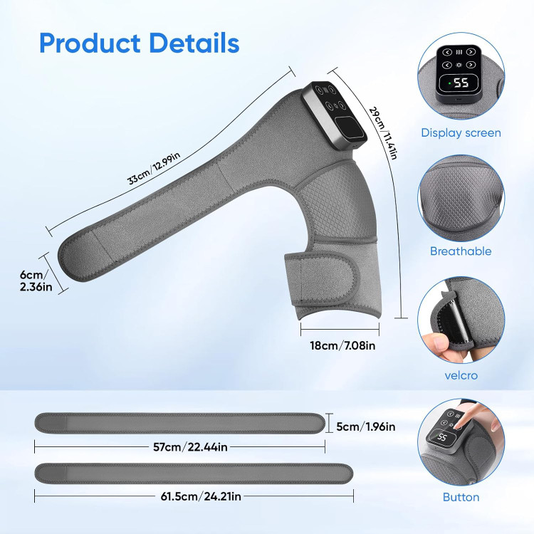 ماساژور زانو 3 کاره (پک اصل)FEVER MASSAGE KNEE PADS