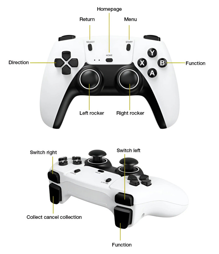 کنسول بازی 4K Ultra HD Game Stick مدل Q8 MAX