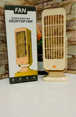 پنکه رومیزی شارژی دو فن مدل desktop fan- آف ویژه
