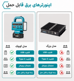 اینورتر شارژی هوشمند ۲۲۰ ولت با پاوربانک