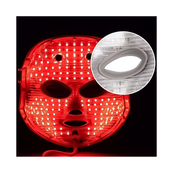ماسک صورت LED هفت رنگ فوتون تراپی جوانسازی، درمان آکنه و لیفت صورت و گردن