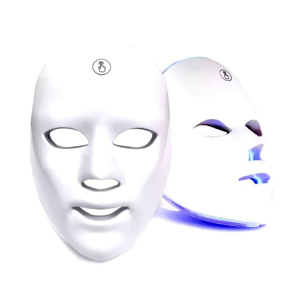 ماسک صورت LED هفت رنگ فوتون تراپی جوانسازی، درمان آکنه و لیفت صورت و گردن